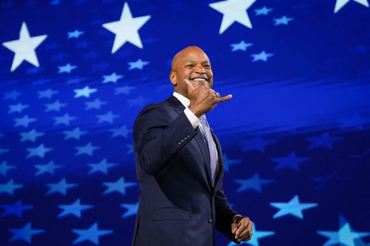 CHICAGO, ILLINOIS – AUGUST 21: Maryland Gov. Wes Moore departs after speaking on stage during the third day of the Democratic National Convention at the United Center on August 21, 2024 in Chicago, Illinois. Delegates, politicians, and Democratic Party supporters are in Chicago for the convention, concluding with current Vice President Kamala Harris accepting her party’s presidential nomination. The DNC takes place from August 19-22. (Photo by Andrew Harnik/Getty Images)