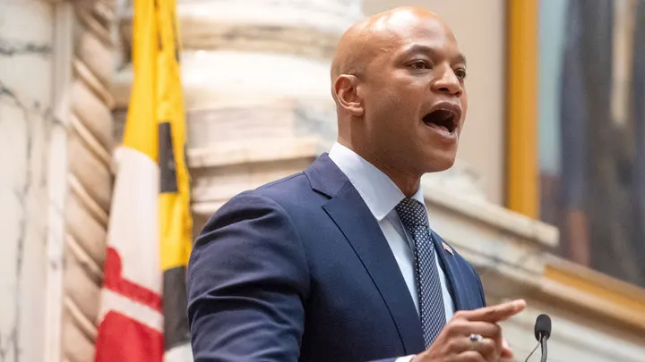 Maryland Gov. Wes Moore touted himself as a person of action taking immediate steps to help the Black community, arguing the time for multi-year studies is past. (AP Photo/Steve Ruark)