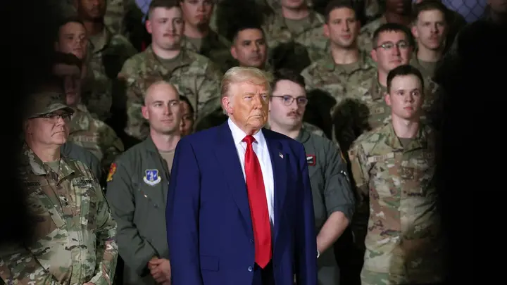 President Donald Trump had declined to reveal the donor's identity. (Scott Olson/Getty Images)