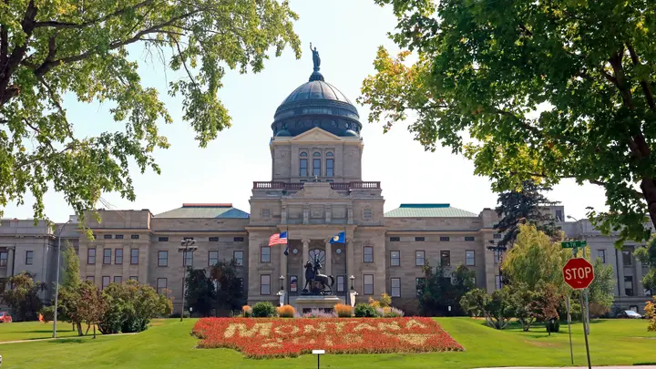 Montana State Capitol building, located in Helena, Montana. (Photo by: Education Images/Universal Images Group via Getty Images)