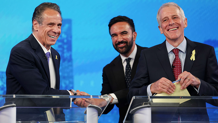 Former Gov. Cuomo is also seeking the mayorship for New York City in this fall's election against self-proclaimed Democratic Socialist Zohran Mamdani. (Getty)