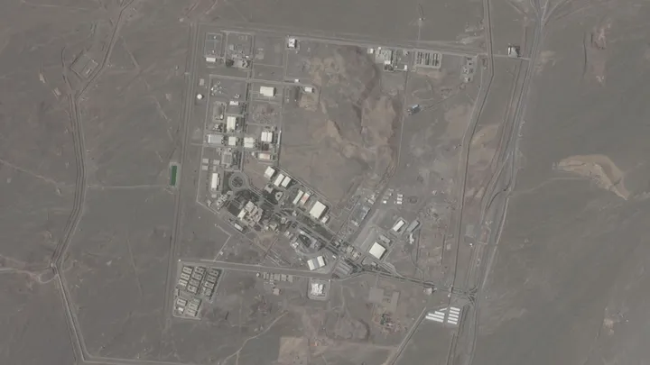 FILE - This satellite photo from Planet Labs PBC shows the Natanz nuclear facility in Iran on May 20, 2025. (Planet Labs PBC via AP, File)