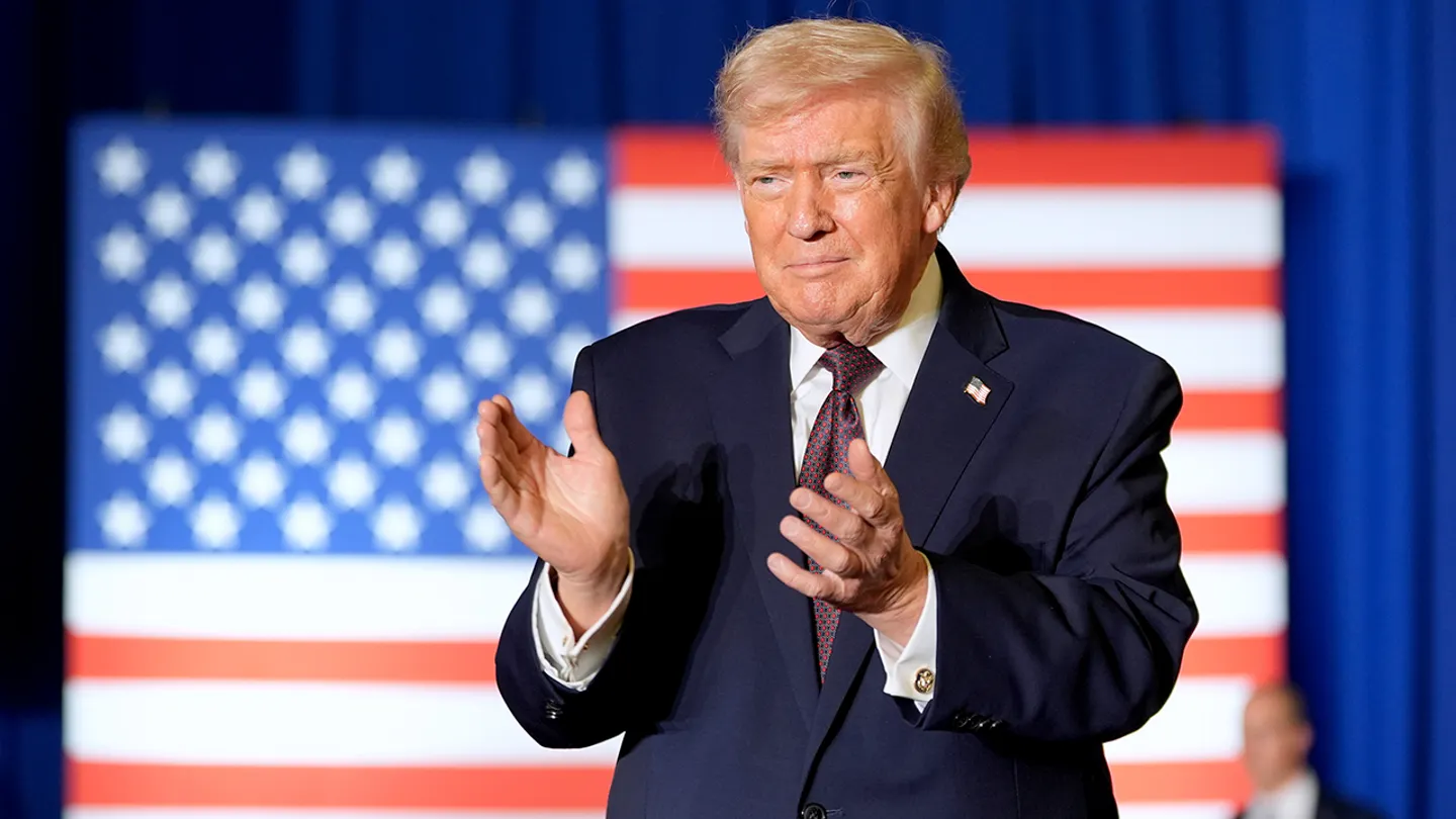 President Donald Trump arrives to speak at a campaign event Dec.19, 2025, in Rocky Mount, N.C.  (AP Photo/Alex Brandon)