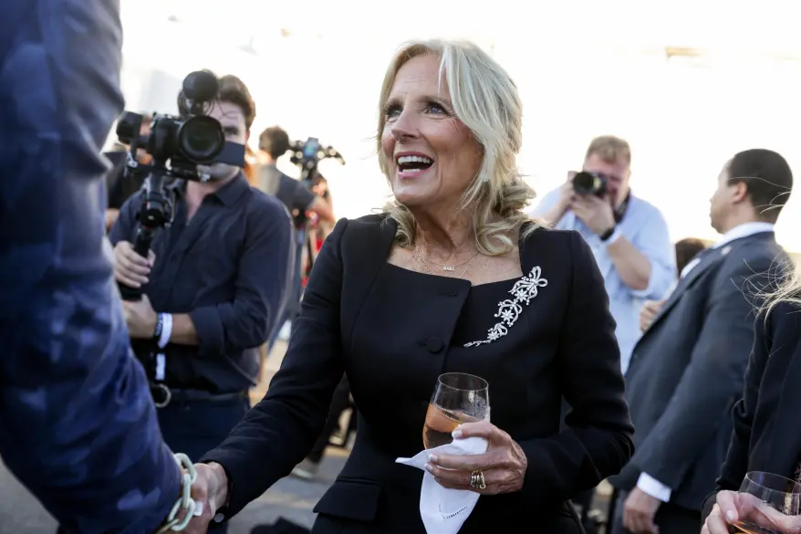 Jill Biden was married to her 77-year-old ex-hubby for five years before splitting in 1974 and divorcing a year later. WWD via Getty Images