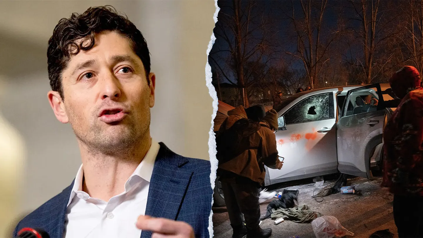 Minneapolis Mayor Jacob Frey called for peace amid violent protests directed toward federal authorities.  (Getty Images)