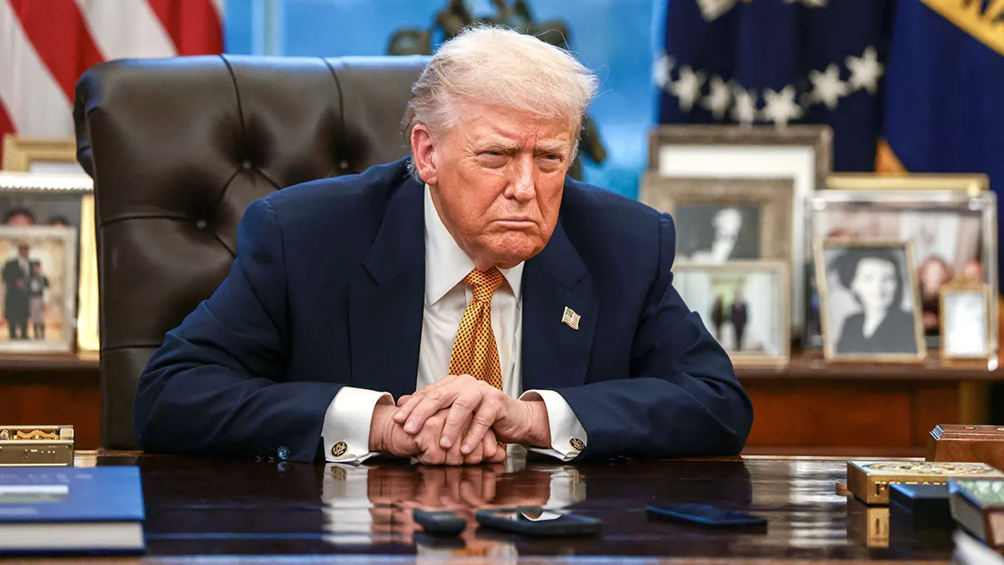 President Donald Trump is seen in the Oval Office in the White House in Washington, D.C., Jan. 14, 2026.  (Evelyn Hockstein/Reuters)