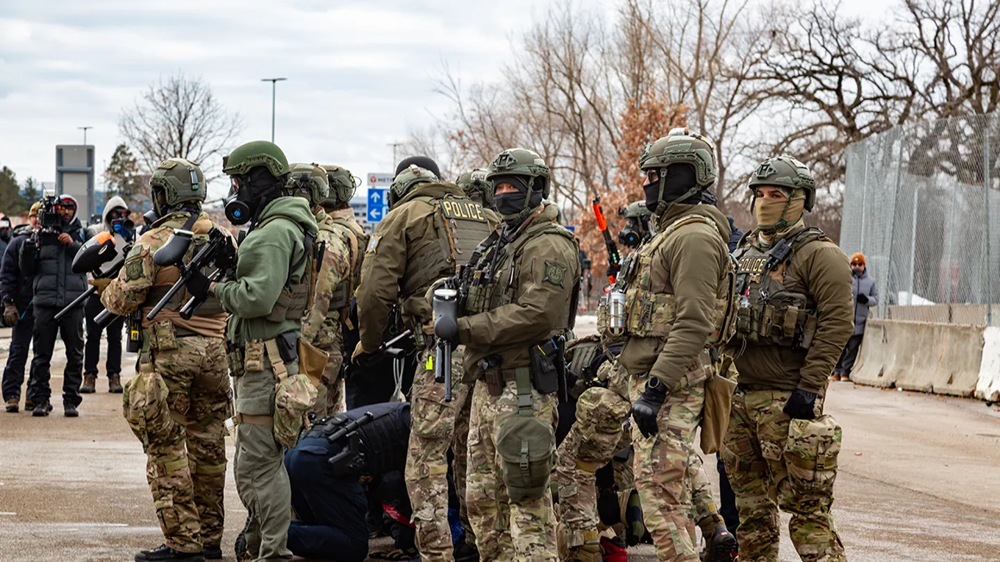 Protests, along with ICE activity monitoring, have emerged after Operation Metro Surge. (Jamie Vera/Fox News)