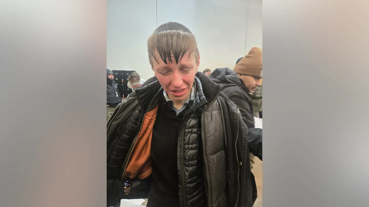 Officials said a Minnesota anti-ICE protester bit off the finger of a federal agent. (Tricia McLaughlin/X)