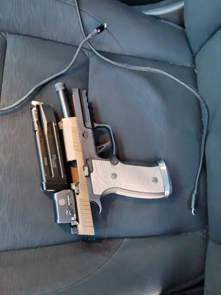 The gun that allegedly belongs to the suspect who was shot in Minnesota. DHS