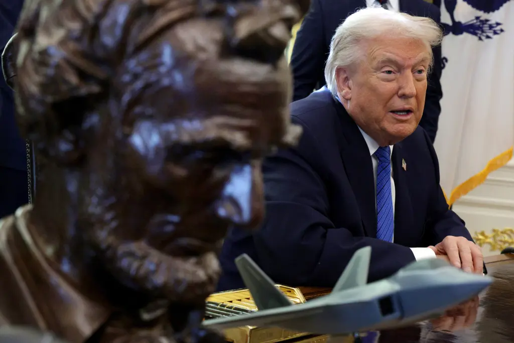 President Trump green-lighted GOP leaders&rsquo; decision to negotiate with Democrats over their shutdown demands. Getty Images