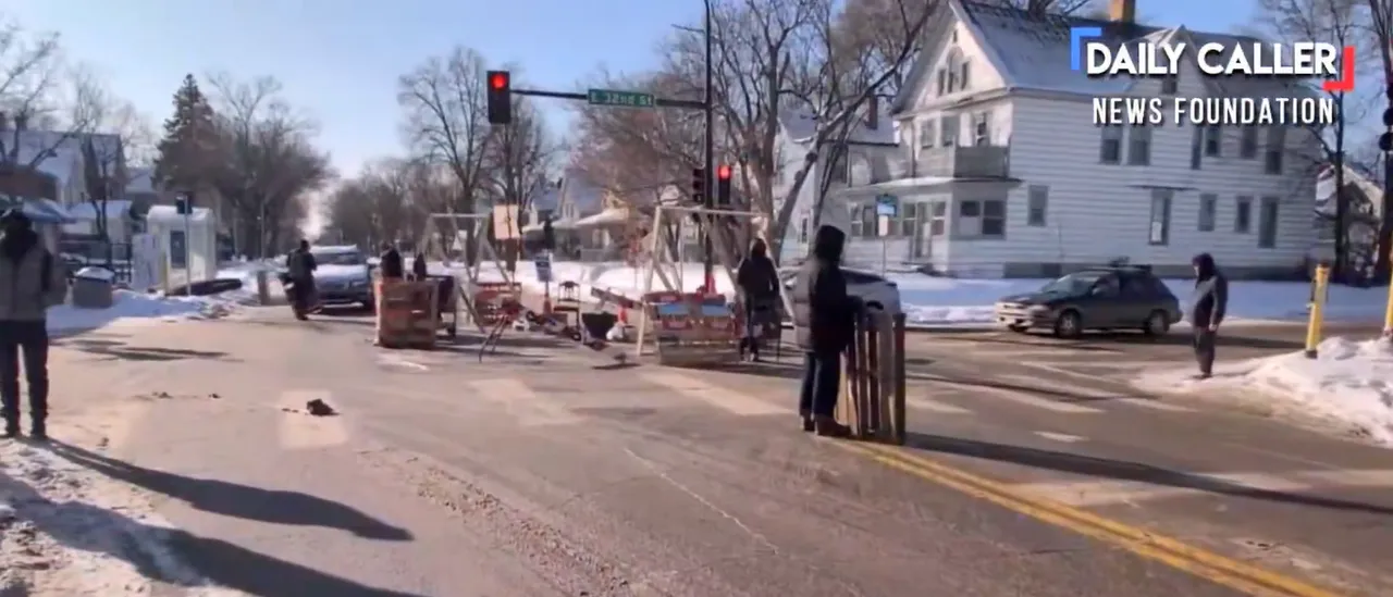 Police Finally Clear Anti-ICE Roadblock After Masked Thugs Attack Reporter