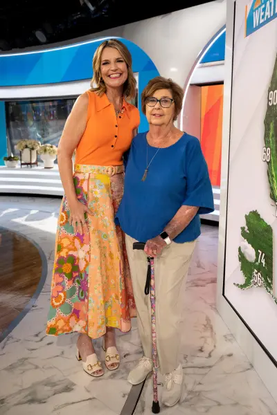 Savannah Guthrie and mother Nancy Guthrie on Thursday, June 15, 2023. Nathan Congleton/NBC via Getty Images