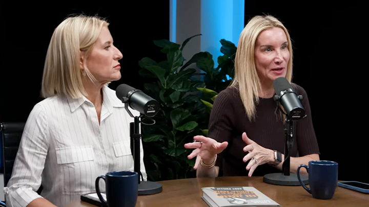 Co-hosts of the "I’ve Had It" podcast, Angie "Pumps" Sullivan and Jennifer Welch. ("I've Had It" YouTube channel)