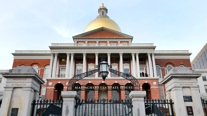 The Massachusetts Statehouse is seen, Jan. 2, 2019, in Boston. (AP Photo/Elise Amendola, File)