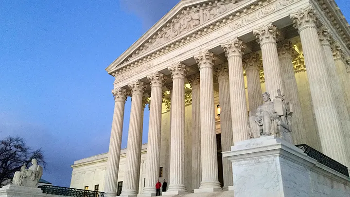 The Supreme Court building in Washington, D.C. (AP/Jon Elswick)