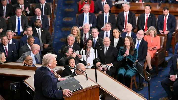 Trump delivers first official State of the Union of his second term.