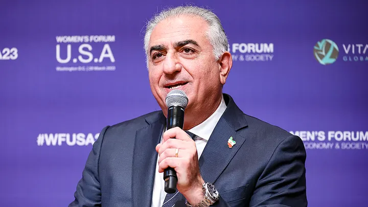 Exiled Iranian Crown Prince Reza Pahlavi said the Ayatollah's regime engages in a pattern of pretending to negotiate in earnest to buy time. (Paul Morigi/Getty Images)