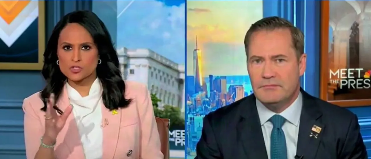 Mike Waltz Clashes With NBC Host Over Whether U.S. Is at War With Iran
