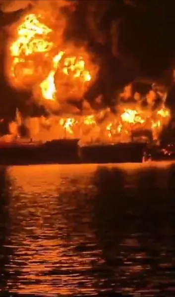 Oil Tankers Explode in Persian Gulf as Suspected Iranian Attack Escalates Tensions