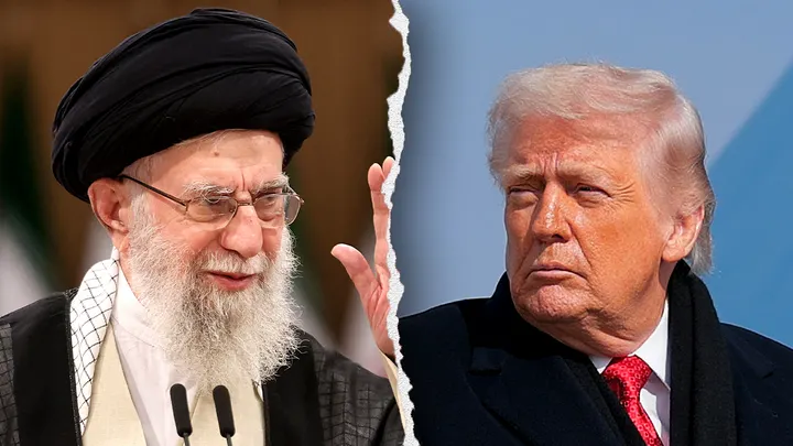Iran's Supreme Leader Ayatollah Ali Khamenei, left, was killed at the beginning of Operation Epic Fury, which was launched by the Trump administration against Iran. (Atta Kenare/AFP via Getty Images; Anna Moneymaker/Getty Images)