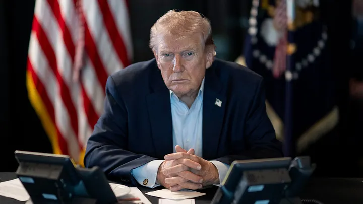 President Donald Trump confirmed the U.S. launched strikes on Iran Feb. 28, 2026.  (The White House via X Account/Anadolu via Getty Images)