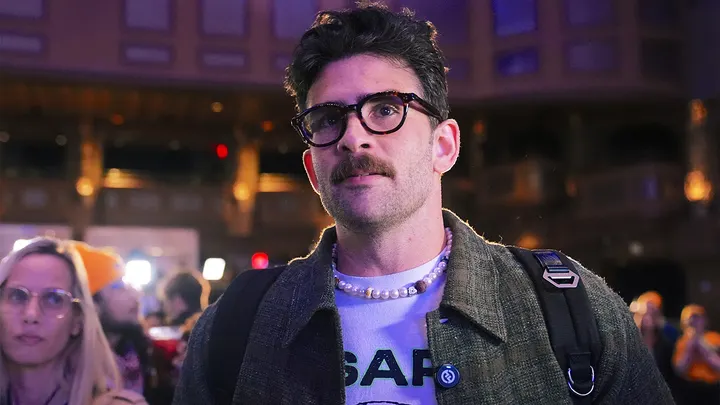 Hasan Piker attends New York City Mayor-elect Zohran Mamdani's election watch party Nov. 4, 2025. (Selcuk Acar/Anadolu via Getty Images)