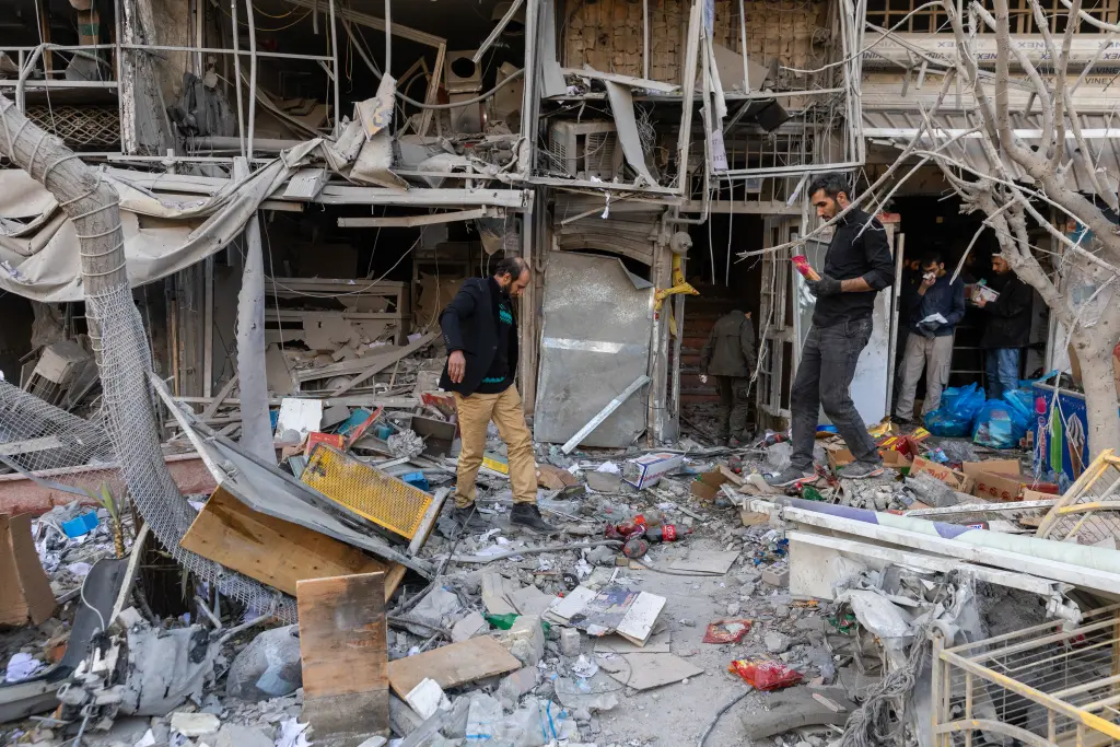 The joint US/Israeli strikes on Iran, including ones earlier this month which left parts of Tehran destroyed, have sparked fears of retaliatory attacks on American soil. Getty Images