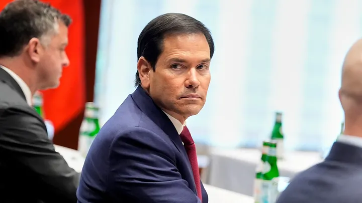 Secretary of State Marco Rubio attends a bilateral meeting with China's Foreign Minister (not in picture) in Munich, Feb. 13, 2026, on the sidelines of the Munich Security Conference. ( Alex Brandon / POOL / AFP via Getty Images)