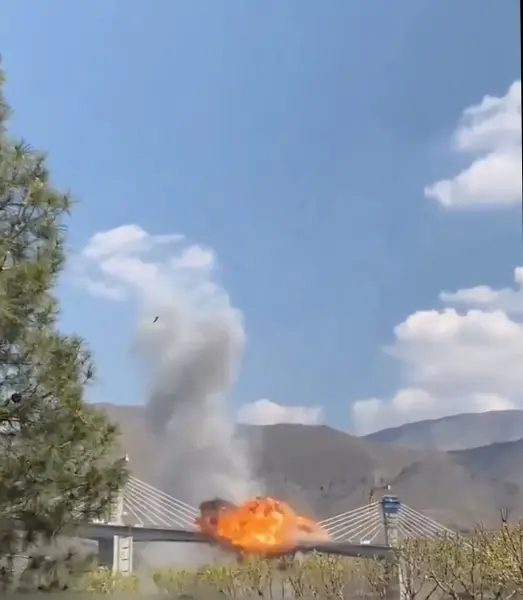 The attack killed eight, according to the Iranians.