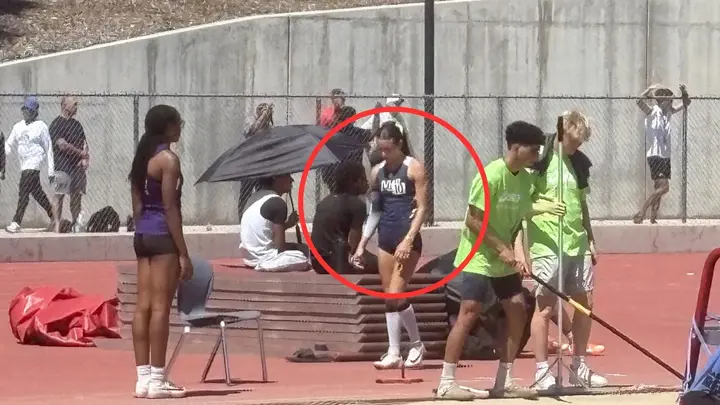 California Track Meet Sparks Outrage as Transgender Athlete Dominates Girls’ Jumping Events
