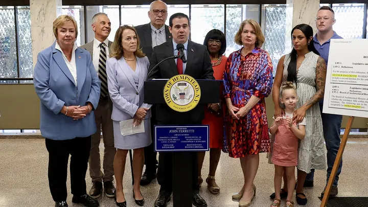 Hempstead Township supervisor John Ferretti is slamming the New York legislature for "erasing" mother and father from the state's legal code. (John Ferretti)