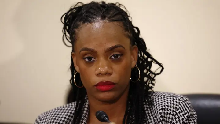 Lee also criticized her fellow Democrats for not backing reparations efforts. (Kevin Dietsch/Getty Images)