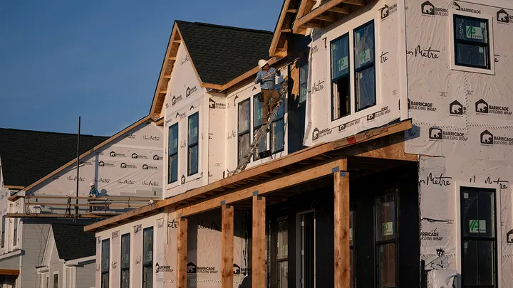 The NAHB estimated that regulations added $93,870 to the cost of a new home in 2021, compared with $131,734 today. (Nathan Howard/Bloomberg via Getty Images)