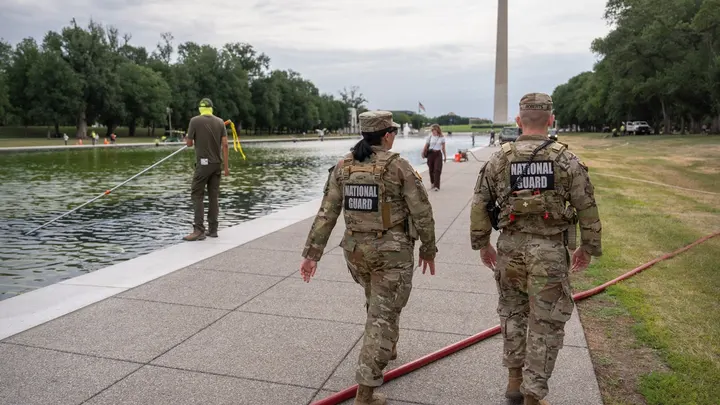 Trump Says Vandals Used Chemicals to Damage Newly Renovated Reflecting Pool Near Lincoln Memorial