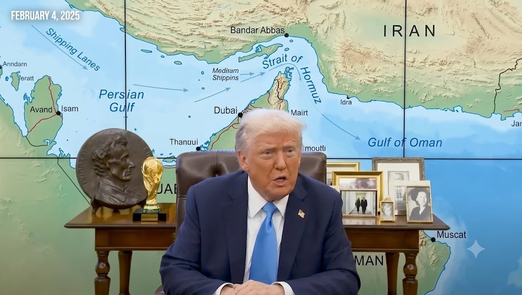 President Trump Asserts Total US Navy Control Over Strait of Hormuz, Warns Further Escalation Warns Further Escalation Against Iran Remains on the Table