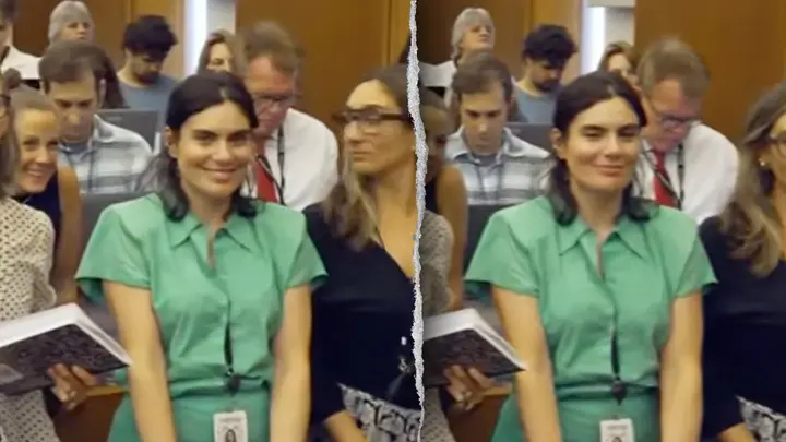 Journalist Goes Viral After Grinning and Winking at Camera During Lindsay Clancy Court Proceedings