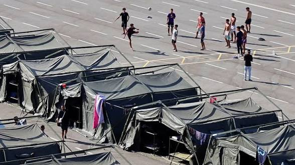 Night of Chaos in Ceuta: Foreign Invaders Riot and Storm Temporary Facilities as Border Crisis Escalates