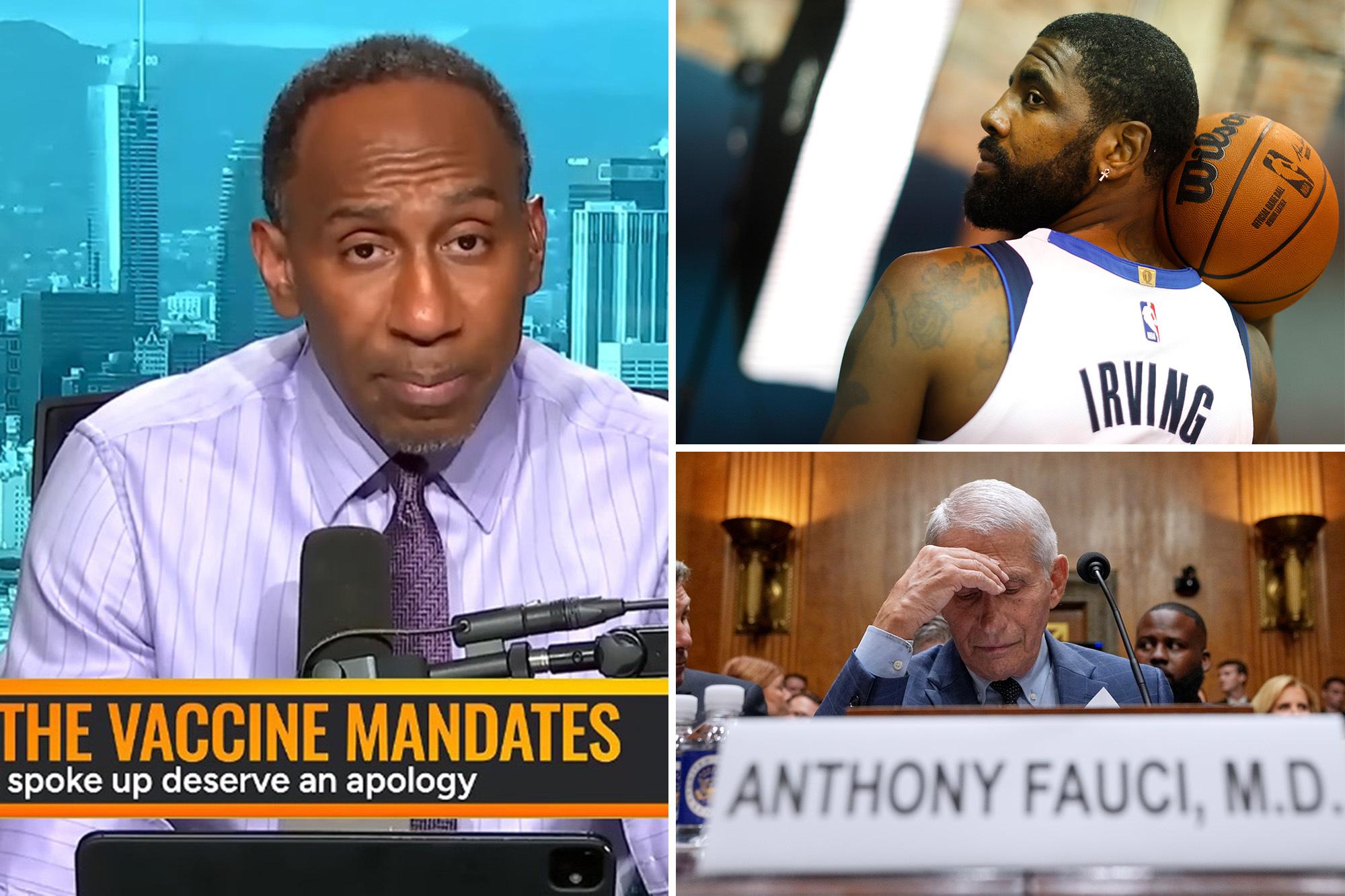 The Great Unmasking: Fauci's 5th Amendment Plea Forces Stephen A. Smith's Apology to Kyrie Irving