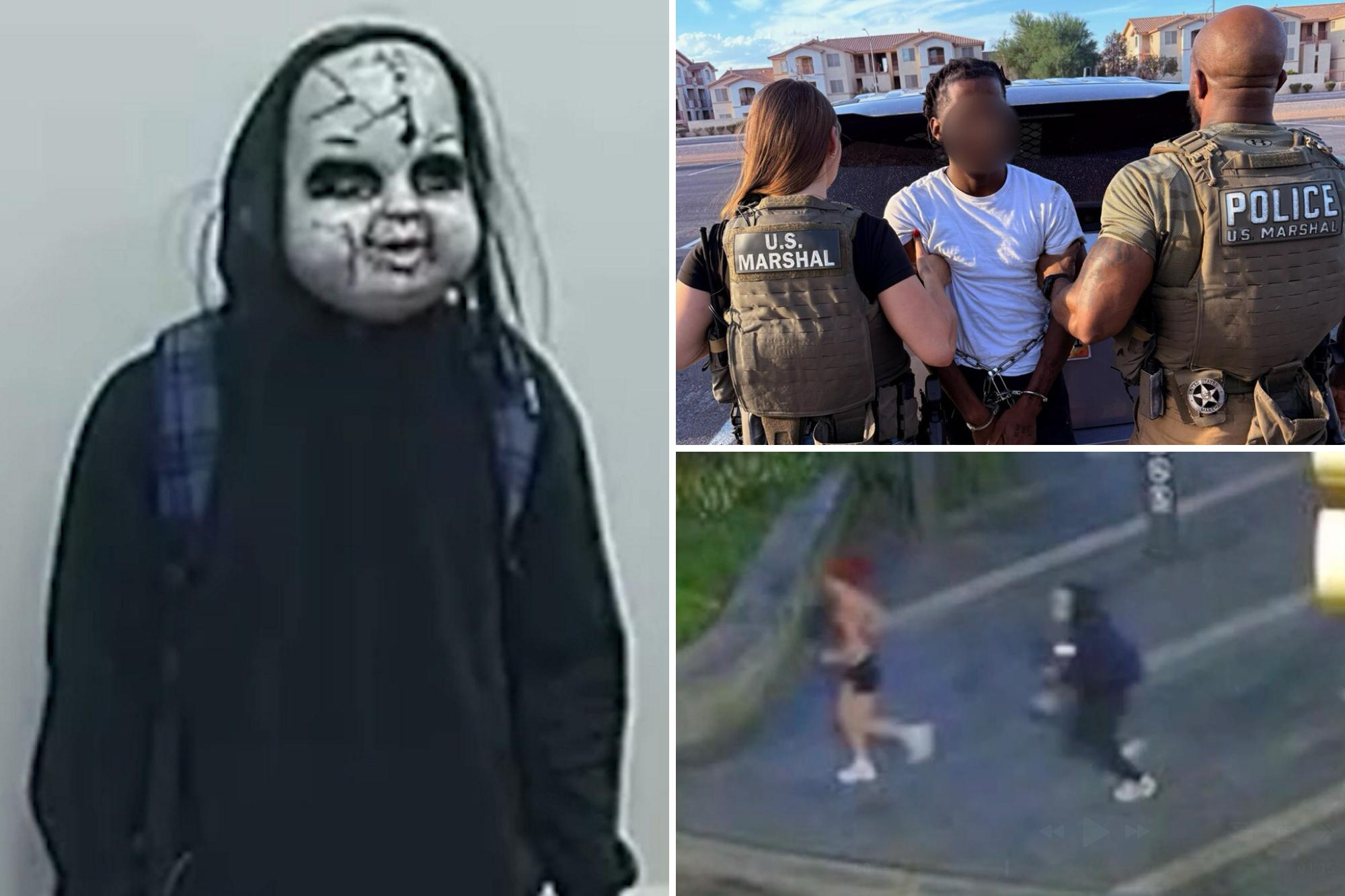 Vegas Hideout Exposed: US Marshals End Chucky Mask Terror, Bring Philly Predator to Justice